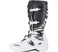 Oneal 3SRS Zebra Stivali da motocross, Bianco/nero, Taglia 46