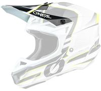 Oneal 5Series Polyacrylite Sleek Picco casco, grigio/bianco, Taglia unica