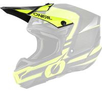 Oneal 5Series Polyacrylite Sleek Picco casco, nero/giallo, Taglia unica