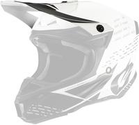 Oneal 5Series Polyacrylite Trace Picco del casco, Bianco/nero, Taglia unica