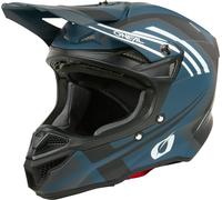 Oneal 5SRS Polyacrylite Spike Casco da motocross, bianco-blu, taglia S per maschi