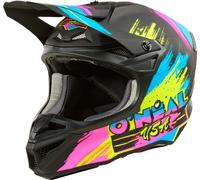 ONeal 5SRS Reseda S26, casco da motocross M female Opaco Nero/Giallo Fluo/Fucsia/Azzurro