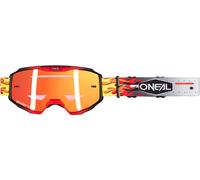 ONeal B-10 HR, occhiali a specchio Taglia unica female Grigio/Rosso/Giallo Rosso A Specchio