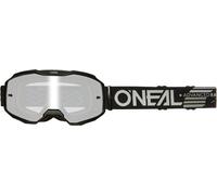 ONeal B-10 Solid, occhiali a specchio male Nero/Bianco Argento A Specchio