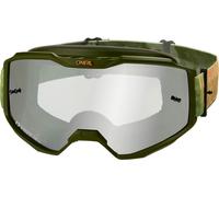 ONeal B-10 Striped S26, occhiali a specchio Taglia unica male Verde/Arancione Argento A Specchio