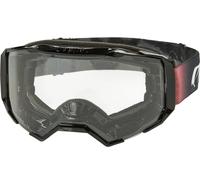 O'Neal Occhiali da motocross B-22 Covert Taglia unica Uomo Nero/Rosso lente trasparente