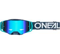 Oneal B-33 HEXA Radium Occhiali da motocross, blu per maschi