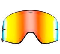 O'NEAL B-50 Parabrezza di ricambio rosso specchiato unisex, onesize