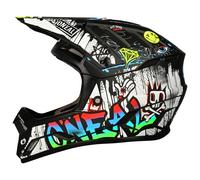 ONeal Backflip Rancid, casco da bici L male Nero/Bianco/Rosso/Blu/Verde
