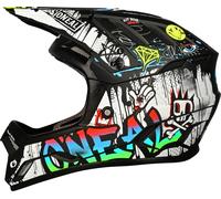 Oneal Backflip Rancid Casco da discesa, nero-bianco, taglia S per maschi