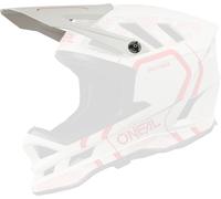 Oneal Blade Polyacrylite Strike Visiera del casco, bianco-rosso per maschi