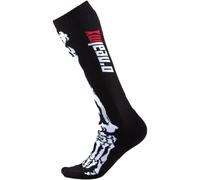 O'NEAL | Calzini Motocross Mountainbike | MTB Downhill Freeride | Assorbimento del sudore, tallone rinforzato e zona della suola | Pro MX XRAY | Unisex | Adulto | Nero Bianco | Taglia unica