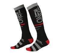 O'NEAL | Calzini Mountain Bike Motocross | MTB Downhill Freeride | Assorbimento del sudore, Tallone e Suola rinforzati | Calzini Pro MX Squadron V.22 | Unisex | Adulti | Nero | Taglia unica