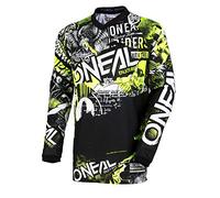 O'NEAL | Camicia Motocross Manica Lunga Bambini MX MTB Fit per la Massima libertà di Movimento Protezione Gomito Cucita Element Youth Jersey Attack Giallo Neon Taglia
