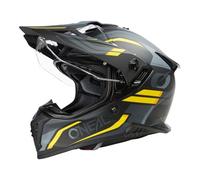 O'NEAL Casco A-SRS Spike Nero/Grigio/Giallo M (57/58 cm)