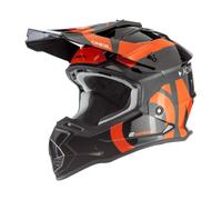 O'NEAL | Casco da motocross | MX | Calotta in ABS, Standard di sicurezza ECE 22.05, Prese d'aria per una ventilazione e raffreddamento ottimali | Casco 2SRS Slick | Adulto | Nero Arancione | Taglia XS
