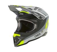 O'NEAL | Casco da motocross | MX Enduro | Guscio in ABS, Fodera Comfort, Aperture per una ventilazione e un raffreddamento ottimali | Casco 1SRS Stream V.24 | Adulto | Nero Giallo Neon | Taglia S