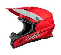 O'NEAL | Casco da motocross | MX Moto | Calotta in ABS, Standard di sicurezza ECE 22.05, Prese d'aria per una ventilazione e un raffreddamento ottimali | Casco 1SRS solido | Adulto | Rosso | Taglia L