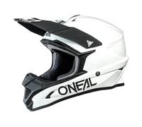 O'NEAL | Casco da motocross | MX Moto | Calotta in ABS, Standard di sicurezza ECE 22.05, Prese d'aria per una ventilazione ottimali | Casco 1SRS solido | Adulto | Bianco | Taglia XL