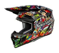 O'NEAL | Casco da motocross | MX Moto | Calotta in ABS, Standard di sicurezza ECE 22.05, Prese d'aria per una ventilazione e raffreddamento ottimali | 3SRS Helmet Crank 2.0 | Adulto | Multi | Taglia S
