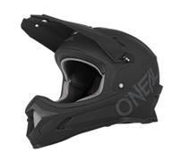 O'NEAL | Casco da Mountain Bike | Bambini | MTB Downhill | Prese d'aria per una ventilazione e un raffreddamento ottimali, Standard di sicurezza EN1078 | Casco Sonus Youth Solid | Nero | Taglia L