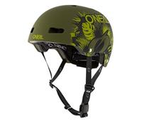 O'NEAL | Casco da Mountain Bike | Enduro All-Mountain | Prese d'aria e raffreddamento, sistema di regolazione della taglia, tecnologia Zone Flex| Casco Dirt Lid ZF Plant | Adulto | Verde | Taglia M/L