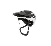 O'NEAL | Casco da Mountain Bike | Enduro Trail Downhill | Fodera che assorbe il sudore, soddisfa lo standard di sicurezza EN1078 | Casco Pike Solid | Adulto | Nero Bianco | Taglia S/M