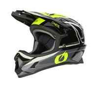 ONeal Sonus Split S23, casco da bici XL male Nero/Grigio/Giallo Fluo