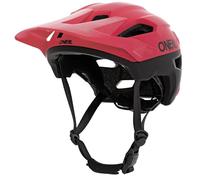 O'NEAL | Casco da mountain bike | MTB All-Mountain | Ventilazione e raffreddamento, sistema di regolazione della taglia, ABS resistente | Trailfinder Helmet Split | Adulto | Rosso | Taglia S/M