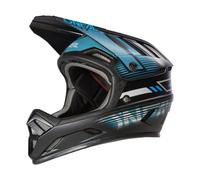 O'NEAL | Casco da Mountain Bike | MTB Downhill | Aperture di ventilazione per il flusso d'aria e raffreddamento, calotta esterna in ABS | Casco Backflip ECLIPSE V.23 | Adulto | Grigio Blu | S
