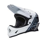 O'NEAL | Casco da Mountain Bike | MTB | Secondo lo standard di sicurezza EN1078, aperture di ventilazione per il flusso d'aria e il raffreddamento | Casco SONUS SPLIT | Adulto | Nero Bianco | Taglia L