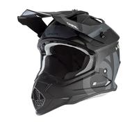 ONeal 2SRS Slick S23, casco a croce M male Opaco Nero/Grigio