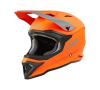 O'NEAL | Casco Motocross | Moto MX Enduro | Calotta in ABS, Standard di sicurezza ECE 22.05 | Casco 1SRS SOLID V.24 | Adulto | Arancione | Taglia XXL