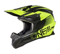 O'NEAL | Casco Motocross | MX Enduro | Guscio ABS, Fodera Comfort, Prese d'aria per una ventilazione e un raffreddamento ottimali | 1SRS Casco STREAM V.23 | Adulto | Nero Giallo Neon | S (55/56 cm)