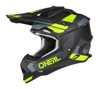 §Casco Cross O'Neal 2SRS Spyde V.23 Nero-Grigio-Giallo Neon§