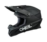 O'NEAL | Casco Motocross | MX Moto | Calotta in ABS, Standard di sicurezza ECE 22.05, Prese d'aria per una ventilazione e un raffreddamento ottimali | Casco 1SRS Solido | Adulto | Nero | Taglia XL