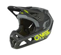 Oneal SL1 Strike Casco da discesa, nero-grigio-giallo, taglia L per maschi