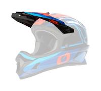 O'NEAL Casco Visor Sonus Visiera Casco SONUS Split Blu/Rosso Unisex Adulto