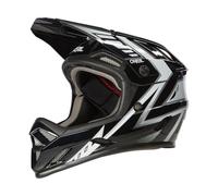 O'NEAL | Casque de VTT | VTT de descente | Norme de sécurité EN1078, ouvertures de ventilation pour le refroidissement | Backflip Helmet STRIKE V.24 | Adulte | Gris Noir Rouge