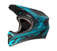 O'NEAL | Casque de VTT | VTT de descente | Norme de sécurité EN1078, ouvertures de ventilation pour le refroidissement | Backflip Helmet STRIKE V.24 | Adulte | Gris Noir Rouge