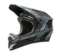 O'NEAL | Casque de VTT | VTT de descente | Norme de sécurité EN1078, ouvertures de ventilation pour le refroidissement | Backflip Helmet STRIKE V.24 | Adulte | Gris Noir Rouge