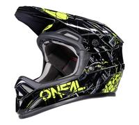 O'NEAL | Casque de VTT | VTT de descente | Norme de sécurité EN1078, ouvertures de ventilation pour le refroidissement | Backflip Helmet STRIKE V.24 | Adulte | Gris Noir Rouge