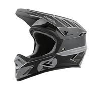 O'NEAL | Casque VTT | VTT de descente | Norme de sécurité EN1078, ouvertures de ventilation pour le refroidissement | Backflip Helmet Eclipse V.24 | Adulte | Noir Gris | Taille L