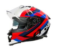 O'NEAL CHALLENGER Casco EXO Nero/Bianco/Rosso/Blu L