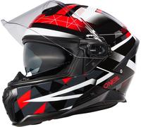 Oneal Challenger Exo Casco, nero/grigio/rosso, Taglia M (57/58)