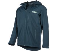 Oneal Cyclone Soft Shell Giacca antipioggia, blu, Taglia L