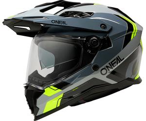 ONeal D-SRS, casco avventura S female Nero/Grigio/Giallo Fluo