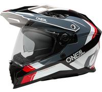 Oneal D-SRS NOMAD Casco da enduro, nero/bianco/rosso, Taglia XL (61/62)