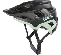 ONeal Defender Solid, Casco da MTB XS/S/M male Opaco Nero/Verde Chiaro