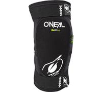 O'NEAL Ginocchiere I BMX Mountain Bike Downhill I Ginocchiera MTB Traspirante e Leggera con Protezione IPX® Contro gli Urti I Materiale Resistente alle Abrasioni | Nero Bianco | Taglia XL
